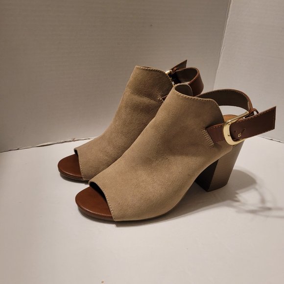 Candies Womens open toe Block Heels Ankle Strap Sandals Size 9.5M - Picture 3 of 10